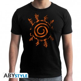 NARUTO SHIPPUDEN - Tshirt "Sceau" homme MC black - new fit