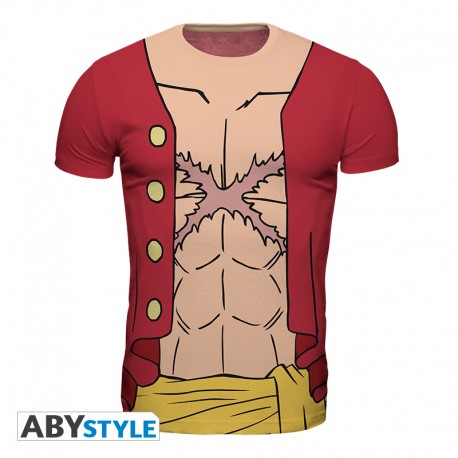 Luffy Scar T-shirt Luffy Scar Cosplay T-shirt One Piece 