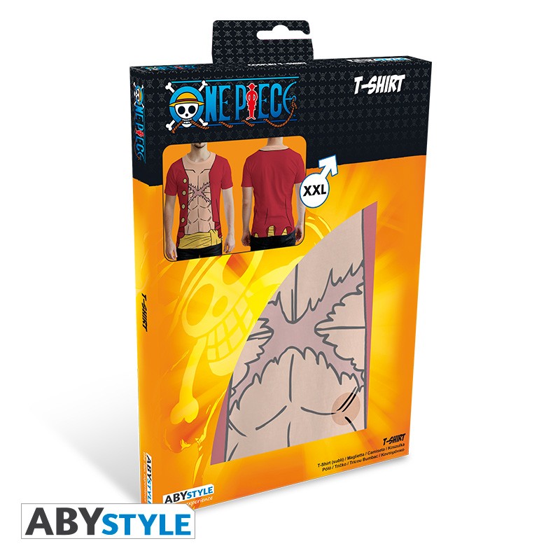 ONE PIECE - T-Shirt COSPLAY - Luffy New World (L) : : T-Shirt  ABYstyle One Piece