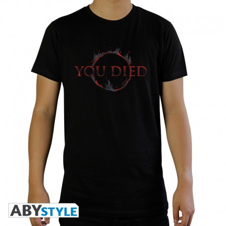 DARK SOULS - Tshirt "You Died" man SS black - new fit