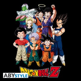 DRAGON BALL - Tshirt "DBZ/ Groupe Goku" homme MC black - new fit