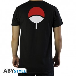 NARUTO SHIPPUDEN - Tshirt "Uchiha" man SS Black - basic*