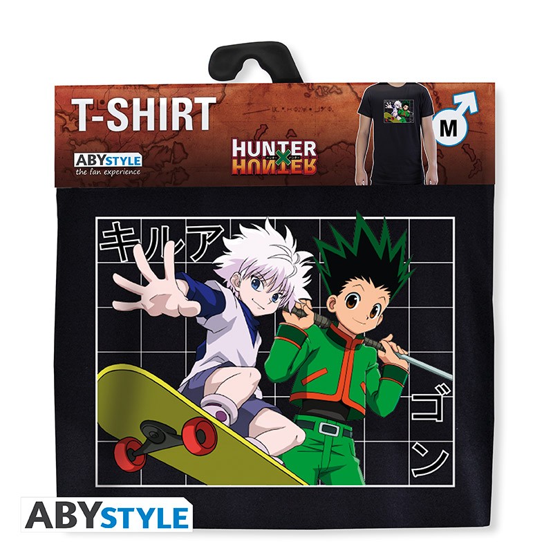 Hunter x Hunter Mens Killua Black Shirt New S, M, L, XL