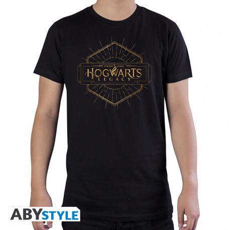 HARRY POTTER - Tshirt "Hogwarts Legacy" man SS black - basic