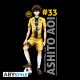 AO ASHI - Tshirt "Ashito Aoi 33" man SS black - basic