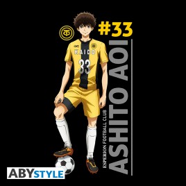 AO ASHI - Tshirt "Ashito Aoi 33" homme MC black - basic