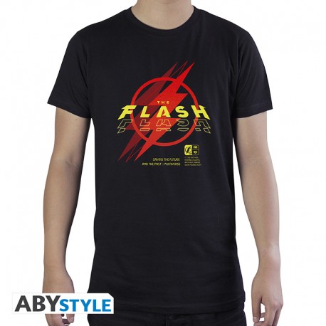 DC COMICS - Tshirt "The Flash" - man SS black - basic