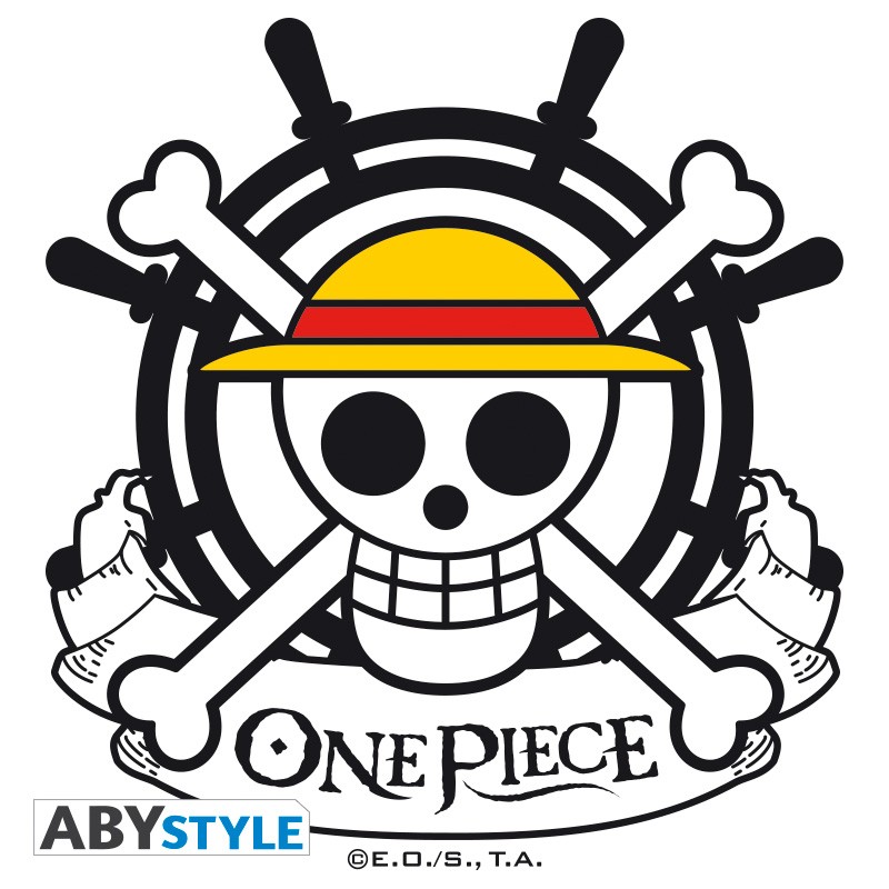 ONE PIECE - Flag Skull - Luffy (50x60) - Abysse Corp