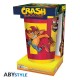 CRASH BANDICOOT - Large Glass - 400ml - TNT Crash - box x2*