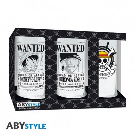 ONE PIECE - Set de 3 verres x2