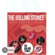 THE ROLLING STONES - Pack de Badges - Lèvres X4