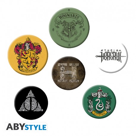 HARRY POTTER - Pack de Badges - Mix X4