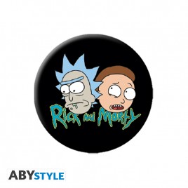 RICK AND MORTY - Pack de Badges - Personnages X4