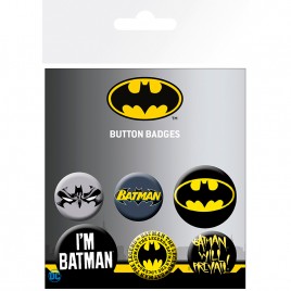 DC COMICS - Badge Pack – Batman Comics X4