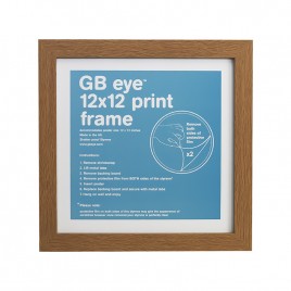 GBEYE - MDF Oak Frame - 30,5 x 30,5cm - X2