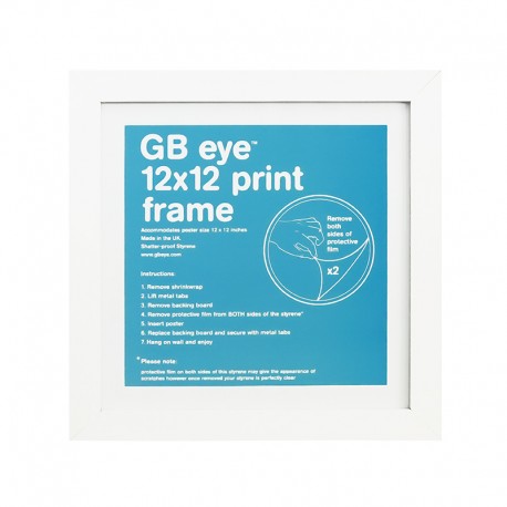 GBEYE - MDF White Frame - 30,5 x 30,5cm - X2