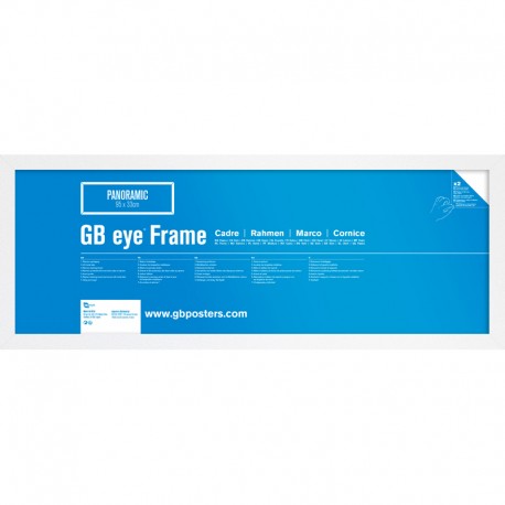 GBEYE - MDF White Frame - 33 x 95cm - X2
