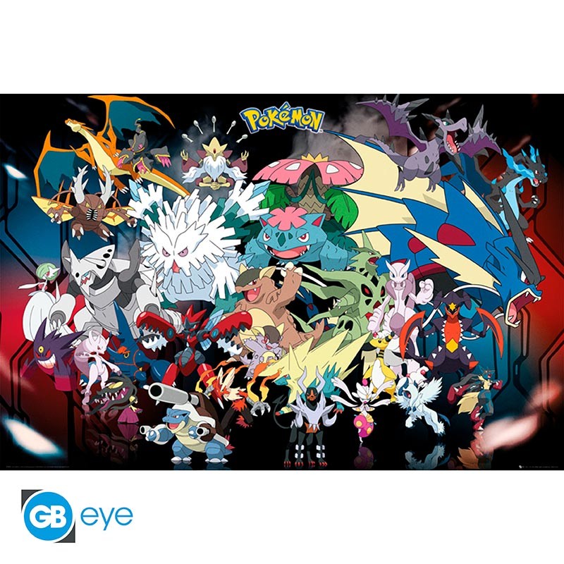 POKEMON - Poster Maxi 91.5x61 - Mega Evolution* - Abysse Corp