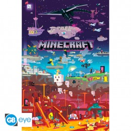 MINECRAFT - Poster Maxi 91,5x61 - Un nouveau monde