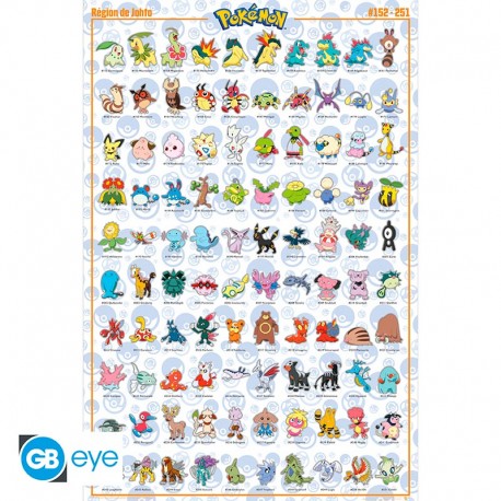 POKEMON - Poster Maxi 91.5x61 - Hoenn Pokemon French - Abysse Corp