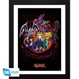 YU-GI-OH! - Framed print "Joey Yugi Kaiba" (30x40) x2
