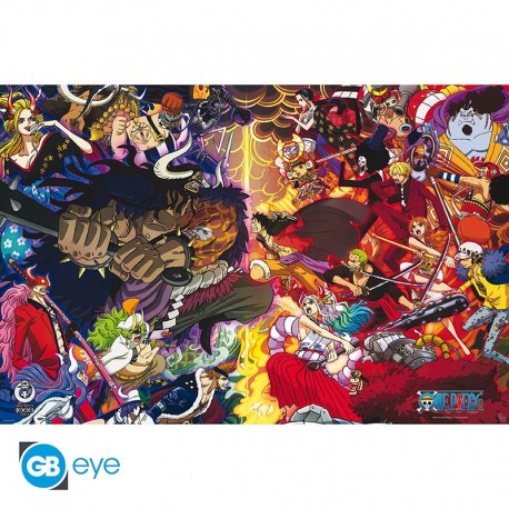One piece poster affiche design Luffy - SoLiCe CAEN Artiste