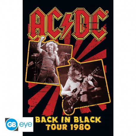 AC/DC - Poster Maxi 91,5x61 - Back in Black 80