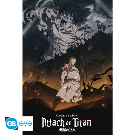 ATTACK ON TITAN - Poster Maxi 91,5x61 - S4 key art