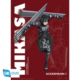 ATTACK ON TITAN - Poster Chibi 52x38 - S4 Mikasa*