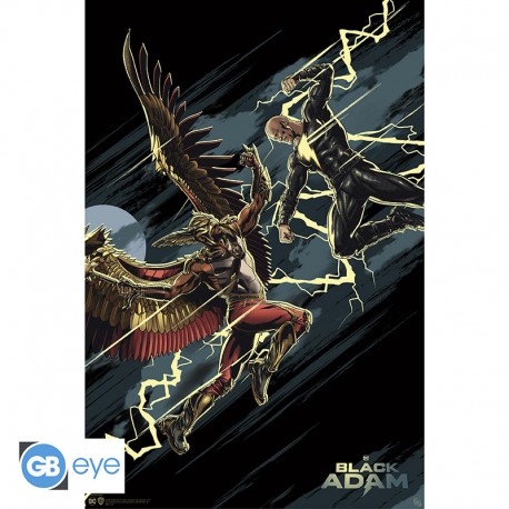 DC COMICS - Poster Maxi 91.5x61 - Black Adam vs Hawkman