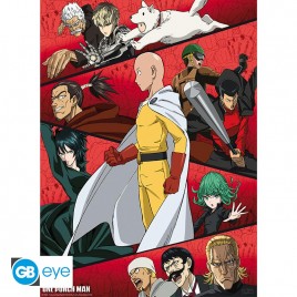 ONE PUNCH MAN - Poster Chibi 52x38 - Gathering of heroes
