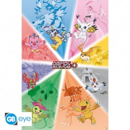 DIGIMON - Poster Maxi 91,5x61 - Groupe Digimon