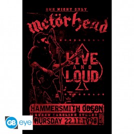 MOTORHEAD - Poster Maxi 91,5x61 - Live and loud