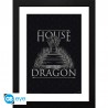 HOUSE OF THE DRAGON - Framed print "Iron Throne" (30x40) x2