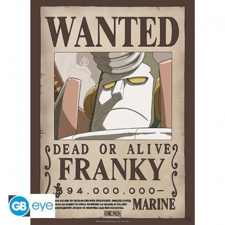 ONE PIECE - Poster Chibi 52x38 - Wanted Franky