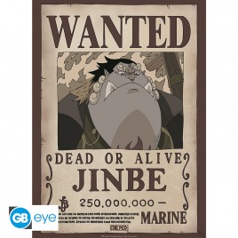 ONE PIECE - Poster Chibi 52x38 - Wanted Jinbe