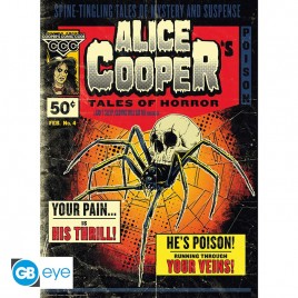 ALICE COOPER - Set 2 Posters Chibi 52x38 - Tales of Horror/Crâne x4 *