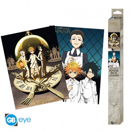 THE PROMISED NEVERLAND - Set 2 Posters Chibi 52x38 - Series 1 x4*