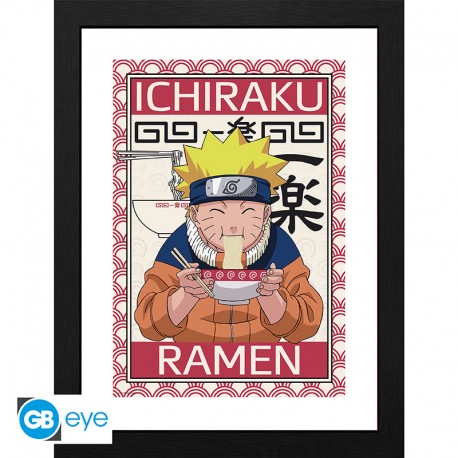 NARUTO - Tirage encadré "Ichiraku Ramen" (30x40) x2