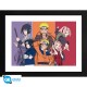 NARUTO SHIPPUDEN - Tirage encadré "Adultes et enfants" (30x40) x2