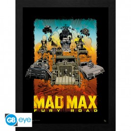 MAD MAX: FURY ROAD - Tirage encadré "Warner 100th" (30x40) x2