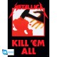 METALLICA - Set 2 Posters Chibi 52x38 - Kill'Em All/Fire Guy x4