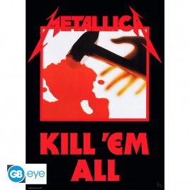 METALLICA - Set 2 Posters Chibi 52x38 - Kill'Em All/Fire Guy x4