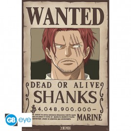 ONE PIECE - Poster Maxi 91,5x61 - Wanted Shanks