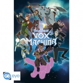 THE LEGEND OF VOX MACHINA - Poster Maxi 91.5x61 - "Group"