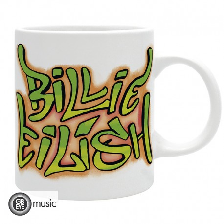 BILLIE EILISH - Mug - 320 ml - Graffiti - subli - boîte x2
