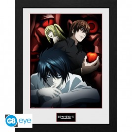 DEATH NOTE - Framed print "Light, L and Misa" (30x40) x2*
