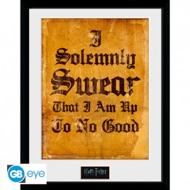 HARRY POTTER - Framed print "I Solemnly Swear" (30x40) x2*