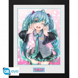 HATSUNE MIKU - Framed print "Wink" (30x40) x2