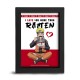 NARUTO SHIPPUDEN - Kraft Frame - "I LOVE YOU MORE THAN RAMEN" x8